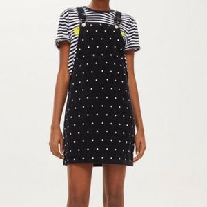 Anthro Corduroy Polka Dot Dress